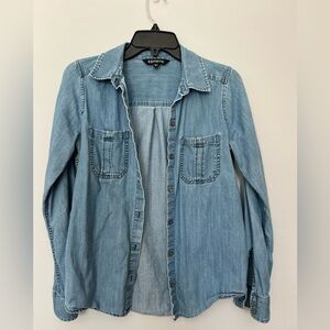 Denim Button-Up Shirt